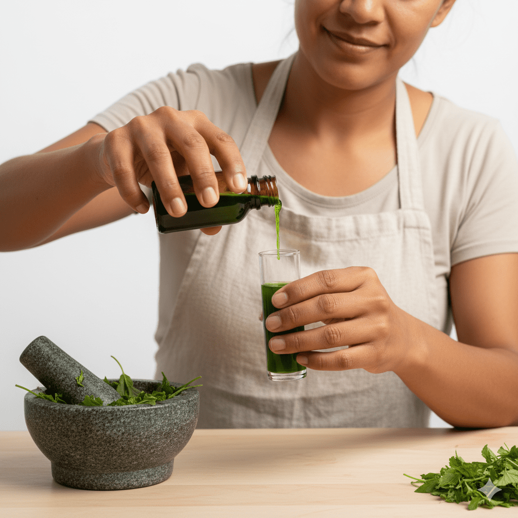 Preparando tinturas en vivo