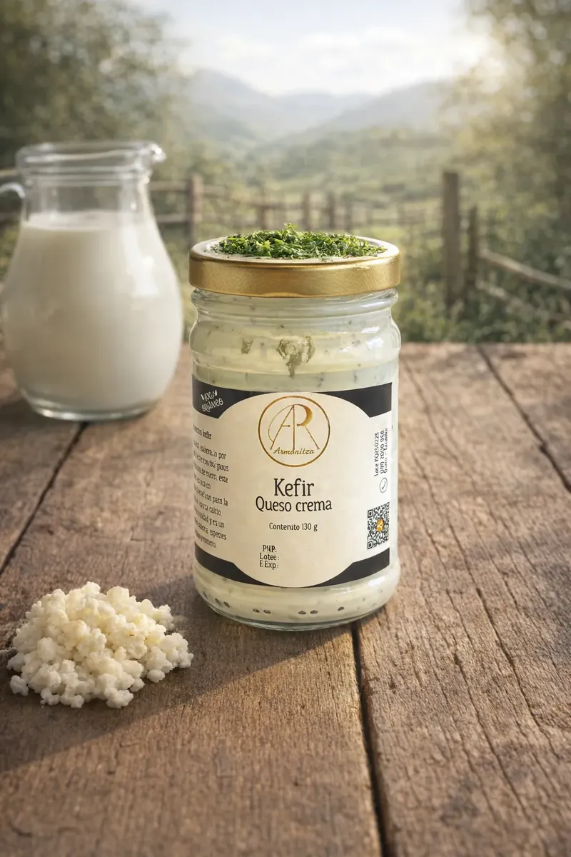 Queso Crema de Kéfir